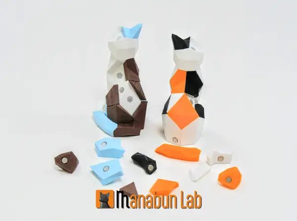 فایل STL گربه نشسته