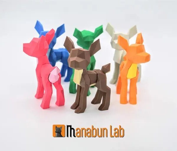 فایل STL بچه‌گوزن