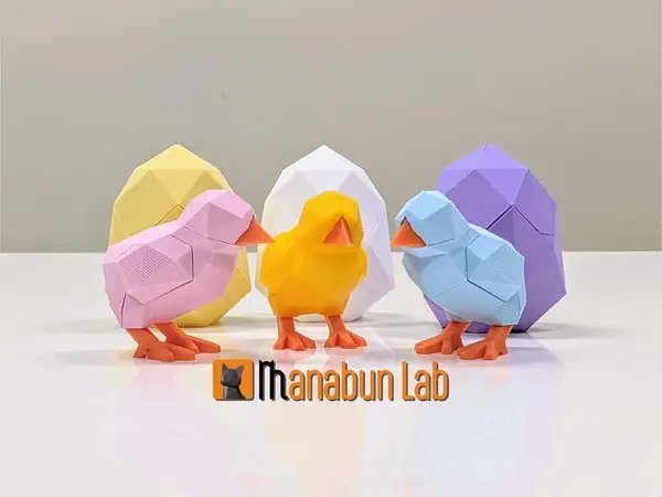 فایل STL جوجه تخم‌مرغی