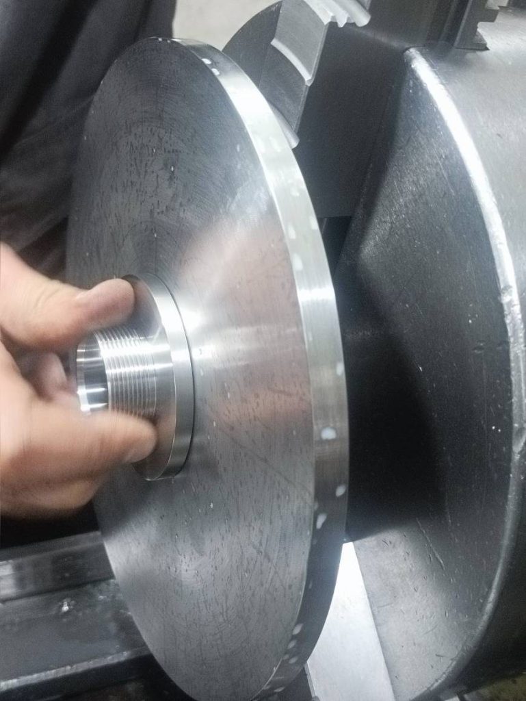 ساخت فلنج استیل با جوش آرگون