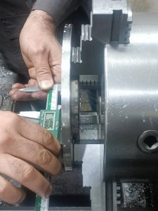 ساخت فلنج استیل با جوش آرگون