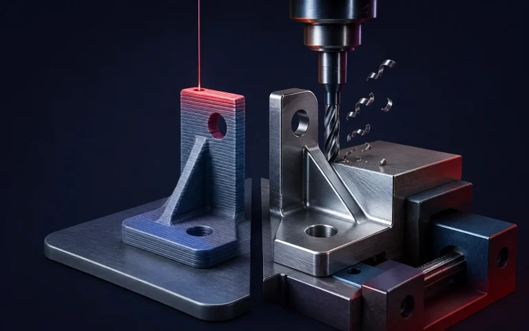 پرینت سه‌بعدی یا ماشین‌کاری CNC؟ راهنمای انتخاب روش تولید